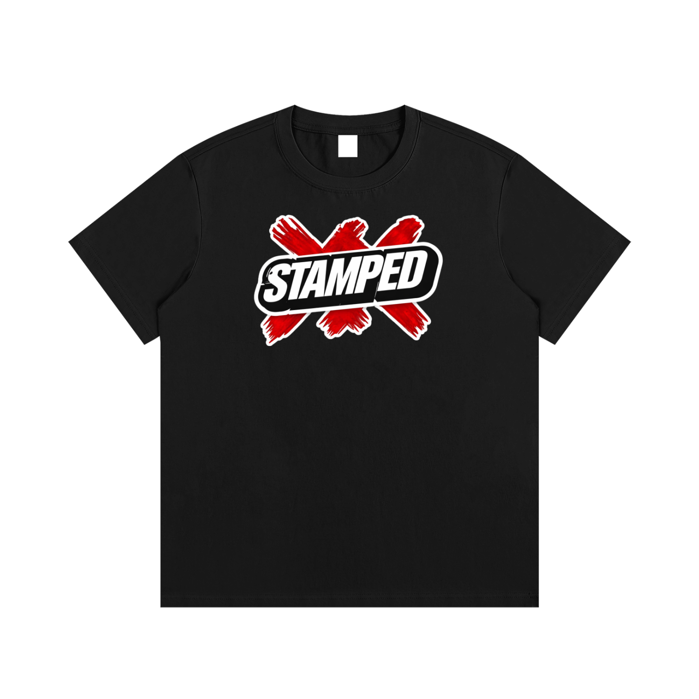 Stamped logo tee