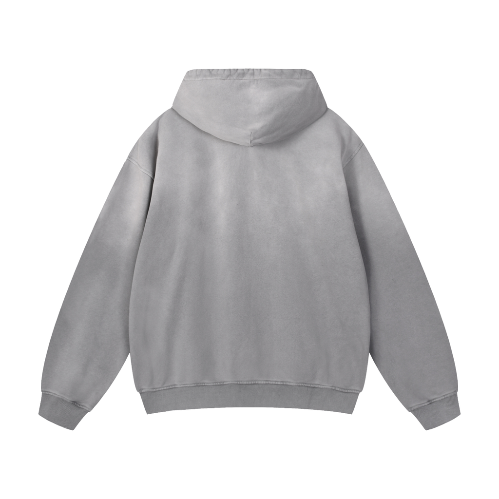 Stamped Logo Heavyweight Sunfade Oversized Hoodie